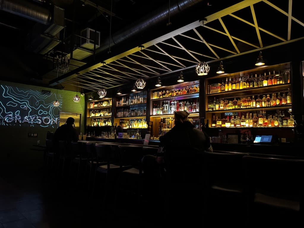 The Grayson bar and stage